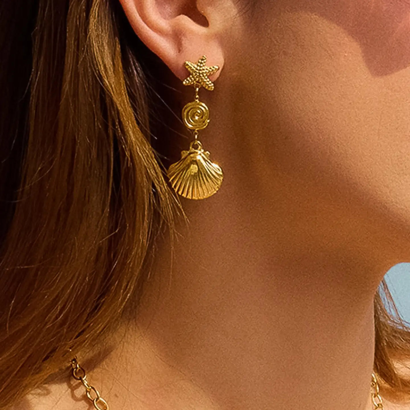 Vesta Seashell Earrings