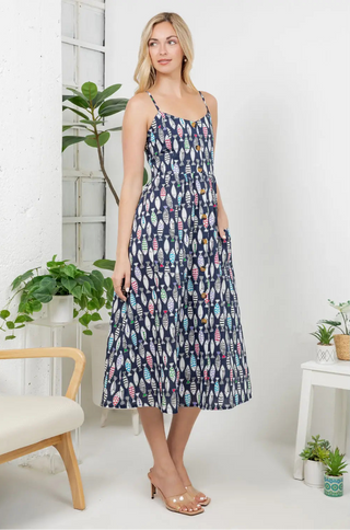 Castaway Cutie Midi Dress