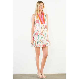 Free & Floral Pattern Dress