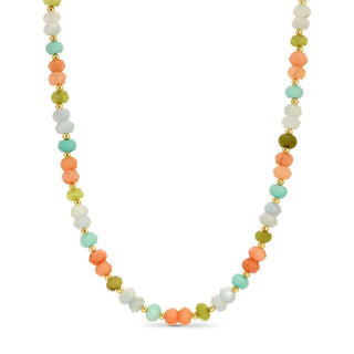 Vibrant Stone Statement Necklace
