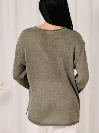 "Faith" Lightweight Knit Sweater