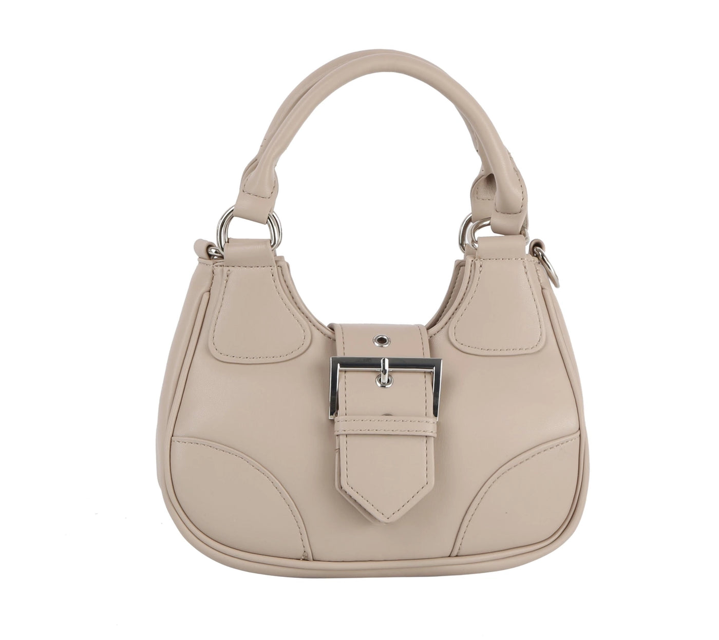 Buckle Front Flap Satchel