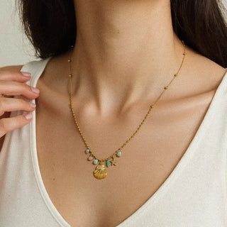 Starfish & Shell Necklace