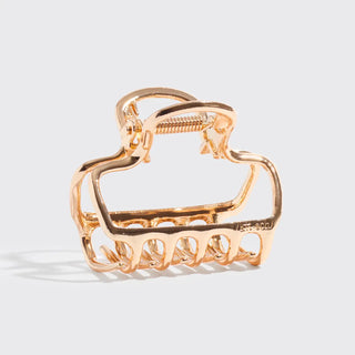 KITSCH Metal Medium Open Shape Puffy Claw Clip