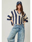Navy / White
