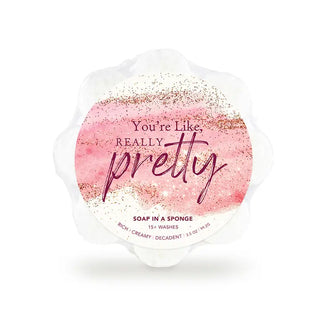 Caren Soap in a sponge