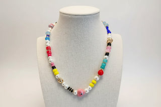 Living Carelessly Multi Bead Necklace
