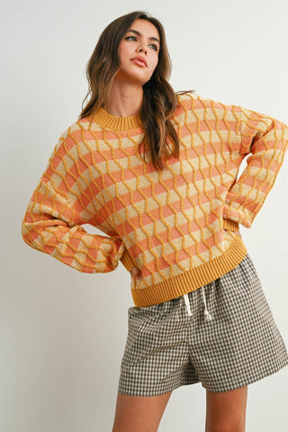 Geo Crew Sweater