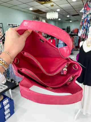 Candie Double Handle Crossbody Satchel