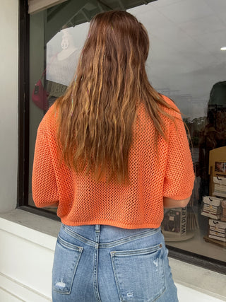 Crochet Button Stitched Top