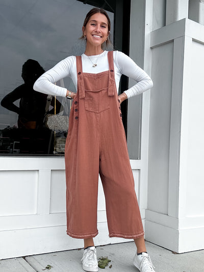 Ella Twill Jumper Pants