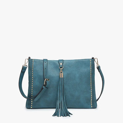 Marie Crossbody w/ Grommet Details