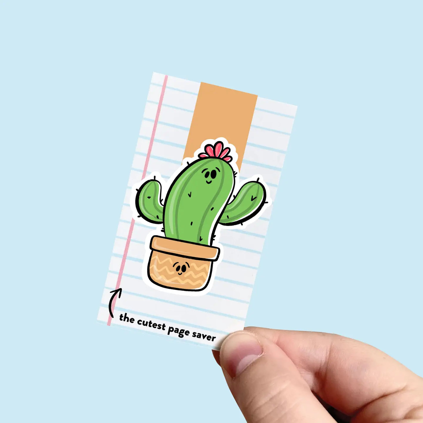 Cactus Magnetic Bookmark