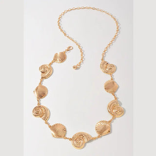 Metal Shell Chain Belt
