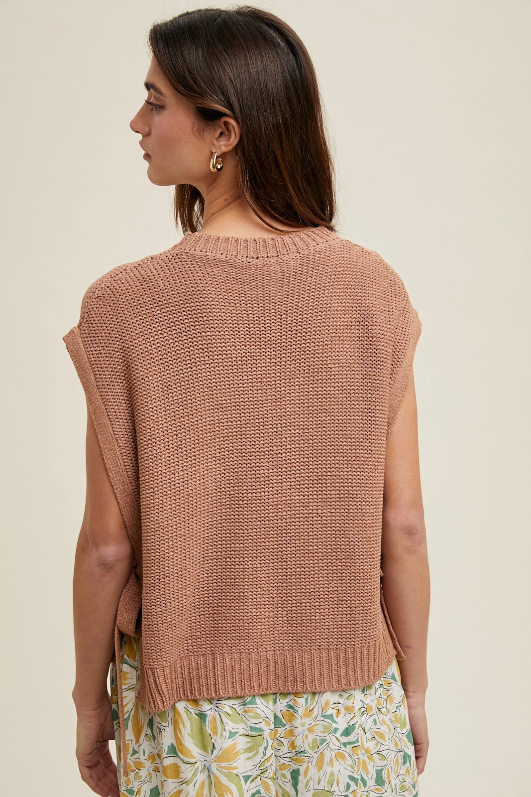 Sweater Vest & Side Tie Straps