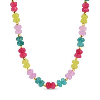 Vibrant Stone Statement Necklace