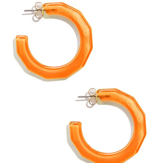 Zenzii Small Textured Hoop Earring