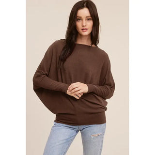 Signature Best Selling Dolman Long Sleeve Top