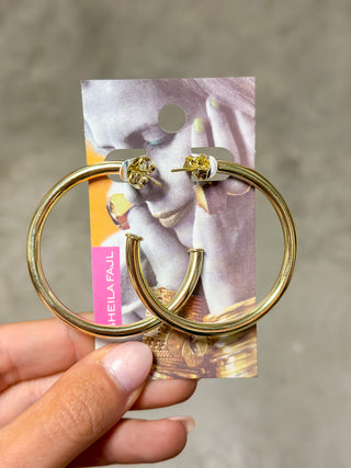 Sheila Fajl Small Angled Everybody's Favorite Hoops