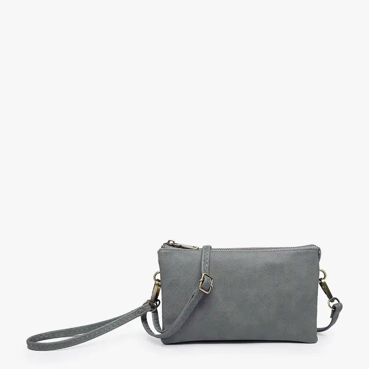 Riley 3 Compartment Wristlet/Crossbody