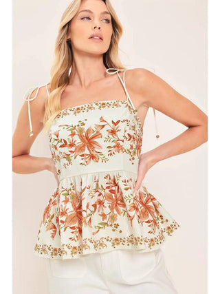 Peplum Woven Top
