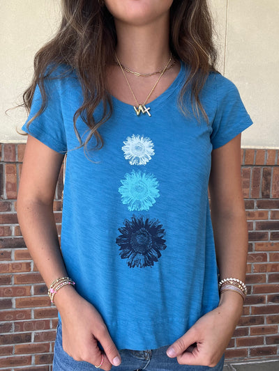 Escape by Habitat Sunflower V-Neck Tee