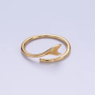 24K Gold Filled Fish Tail Ring