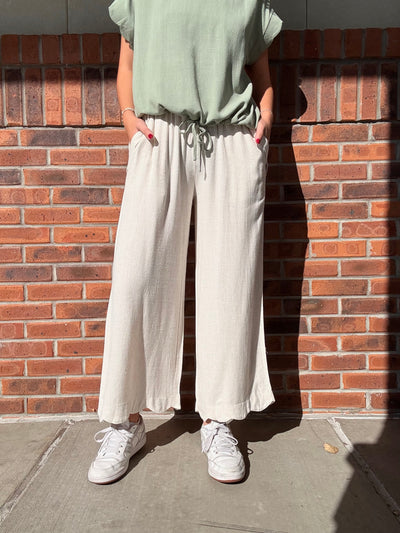 Umgee Scallop Hem Pant