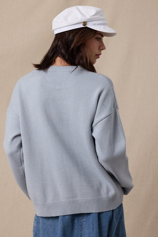 Crabby Drop Shoulder Sweater
