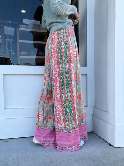 Printed Palazzo Pants