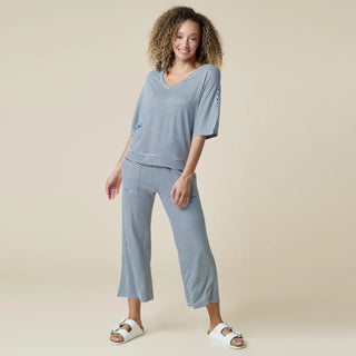 Softies Dream Relaxed V-neck with Capri Lounge Set