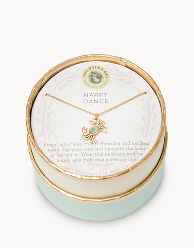 Spartina Sea La Vie Happy Dance/Crab Necklace