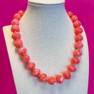 Bauble Bead with Gold Bead Necklace