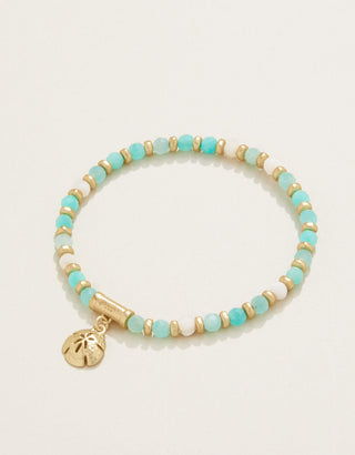 Spartina Calm Waters Stretch Bracelet Amazonite
