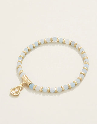 Spartina Calm Waters Stretch Bracelet Aquamarine