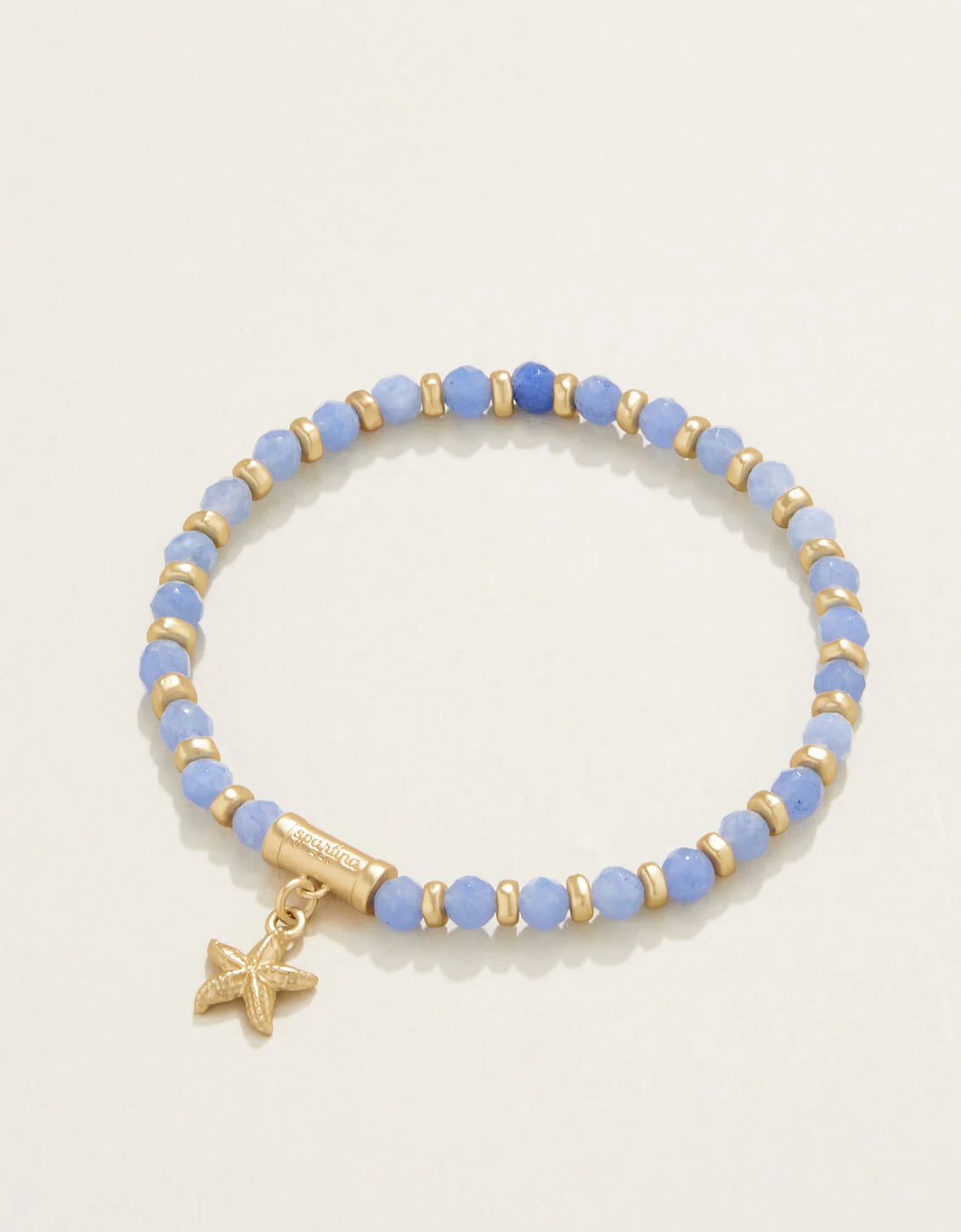 Spartina Calm Waters Stretch Bracelet Blue Aventurine