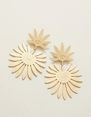 Spartina Palmetto Earrings Gold