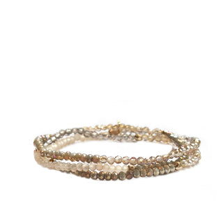 Mini Stretch Bracelet Wrap or Necklace