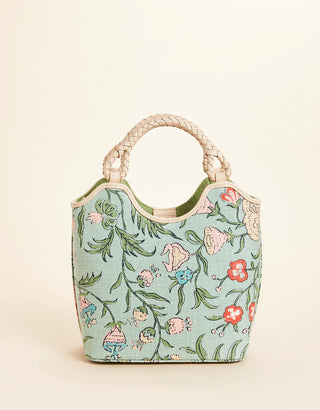 Spartina Gita Tote Hamilton Floral Block Print