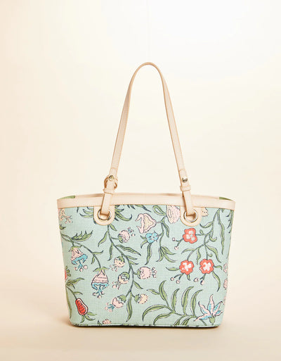 Spartina Island Tote Hamilton Floral Block