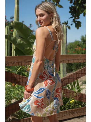 Deep Tropics Mini Dress