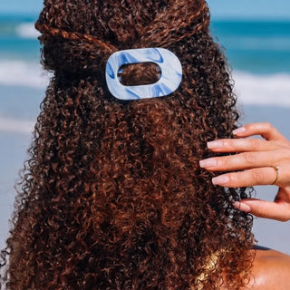 Teleties Small Flat Round Hair Clip