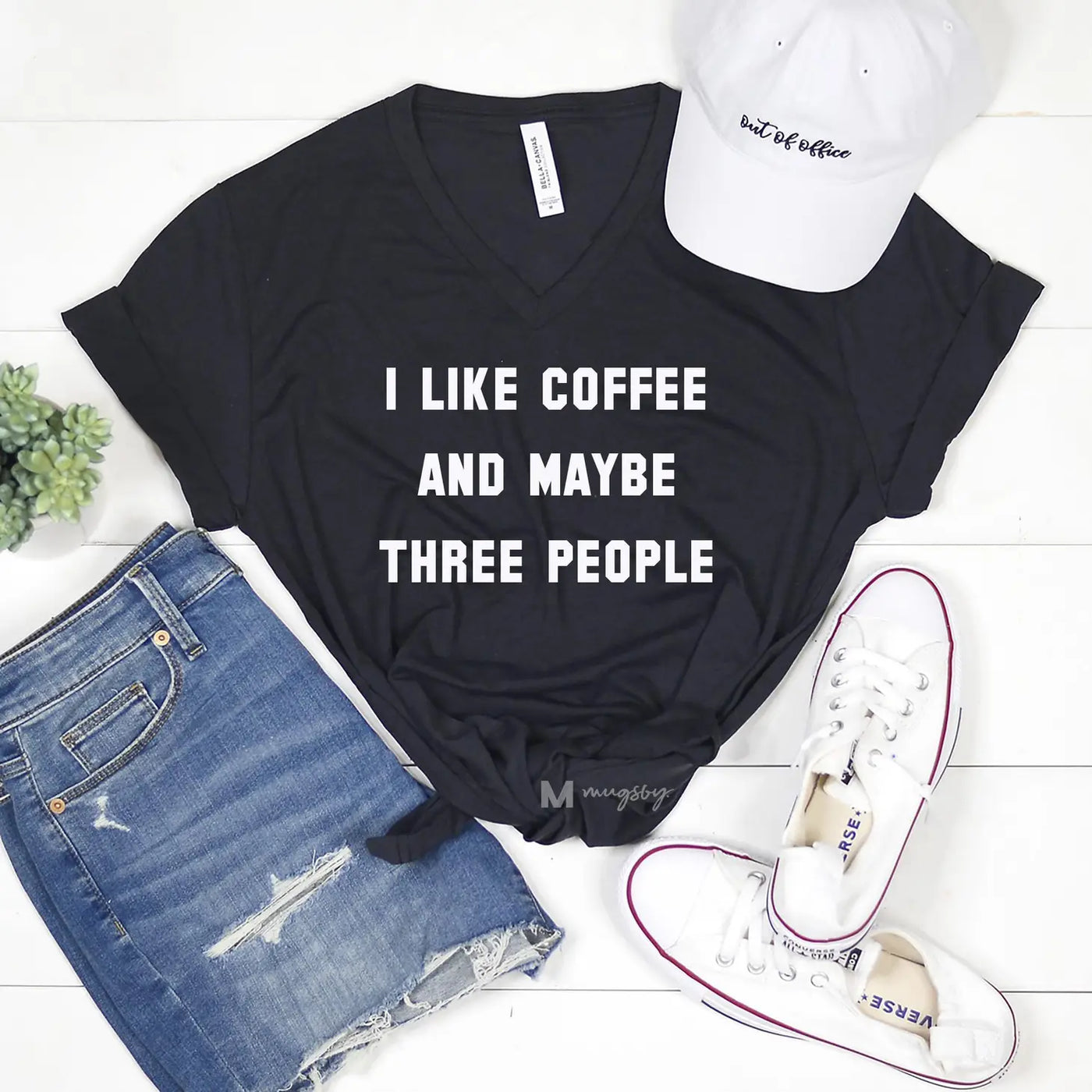 I Like Coffee & Maybe 3 People Tee