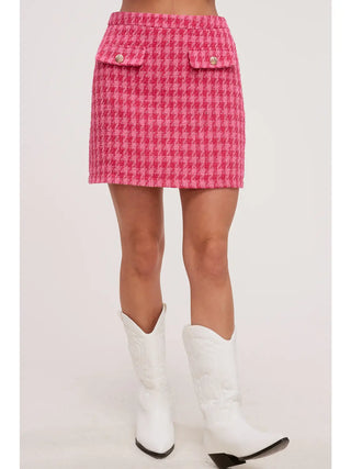 Tweed Mini Skirt