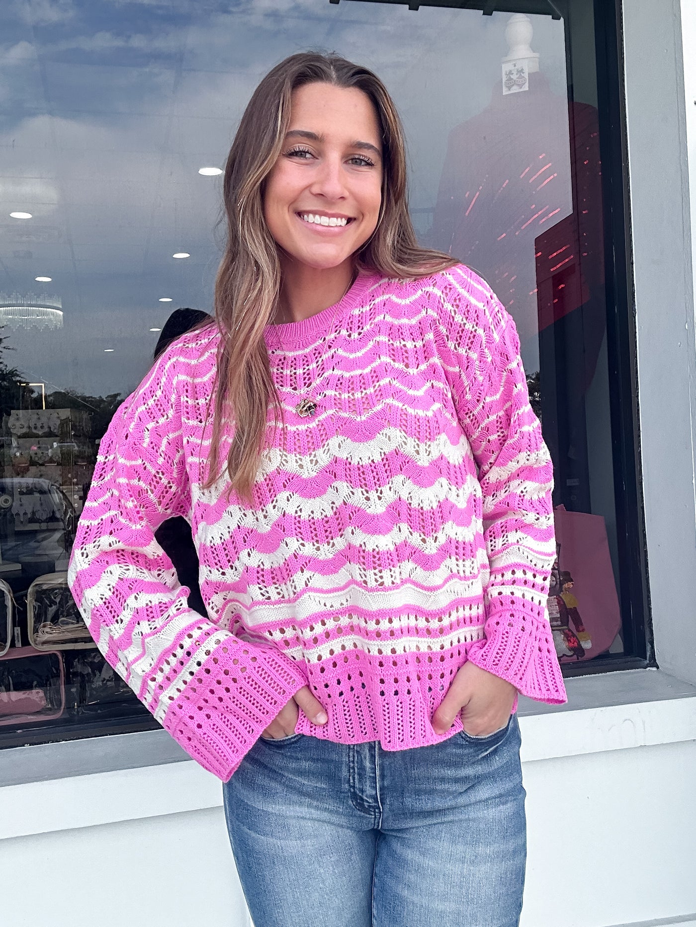 Pink Poppy Sweater