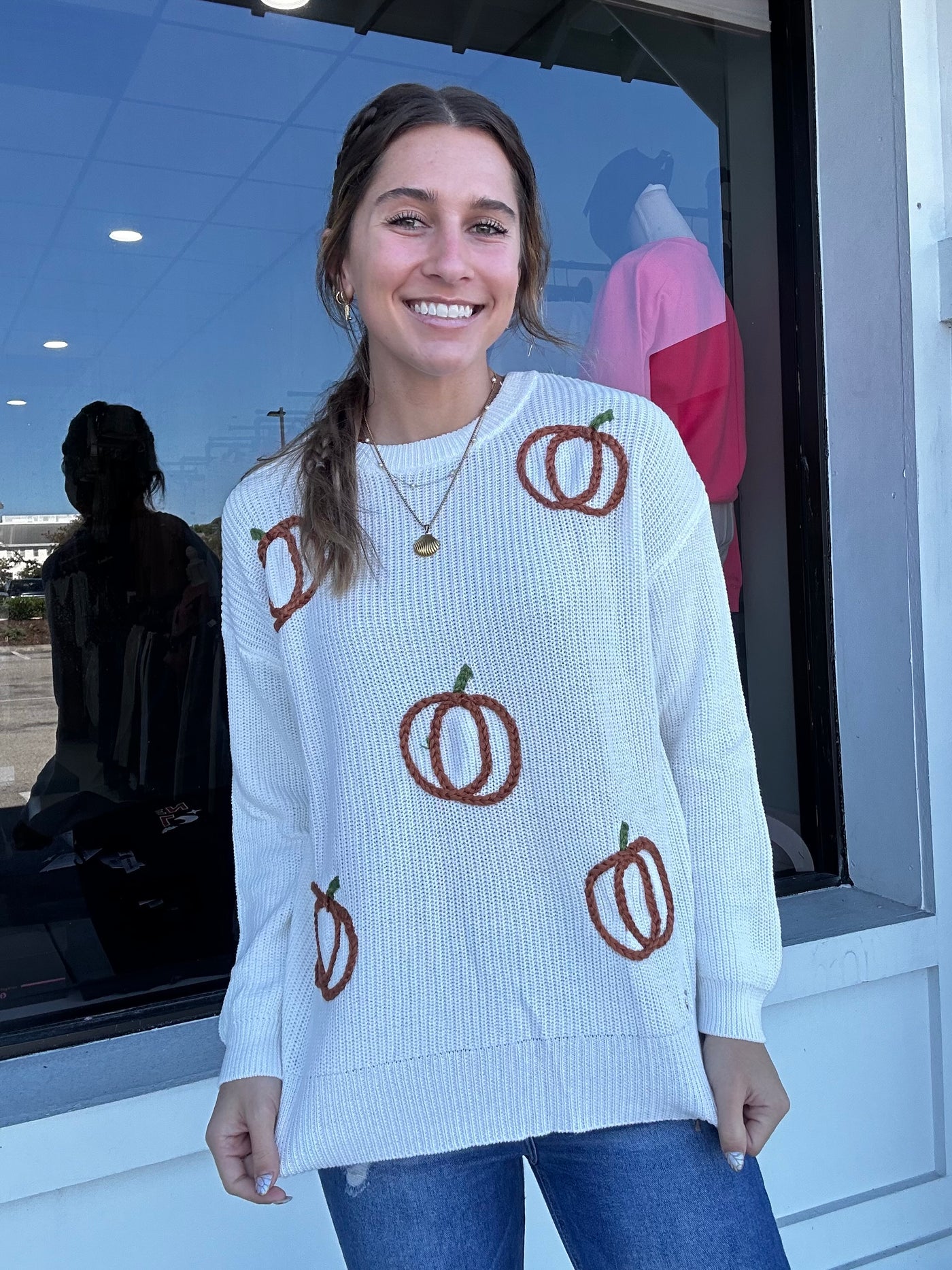 Simply Southern Pumpkin Sweater