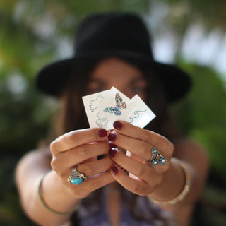 "The Beach Bum" Temporary Tattoo Pack