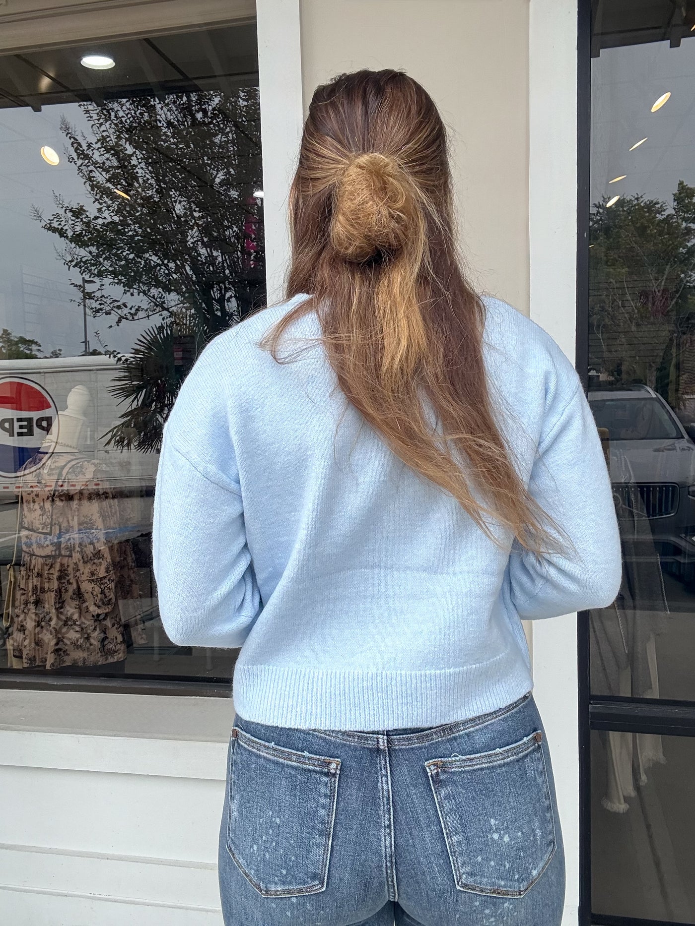 Fuzzy Knit Crab Sweater