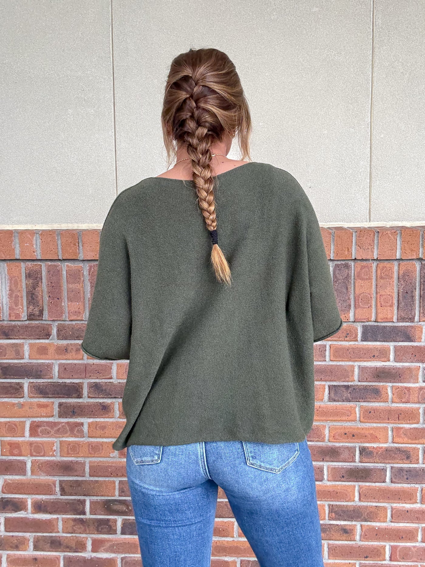 Boxy Babe Short Sleeve Sweater