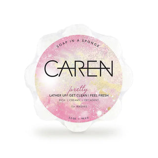 Caren Soap in a sponge